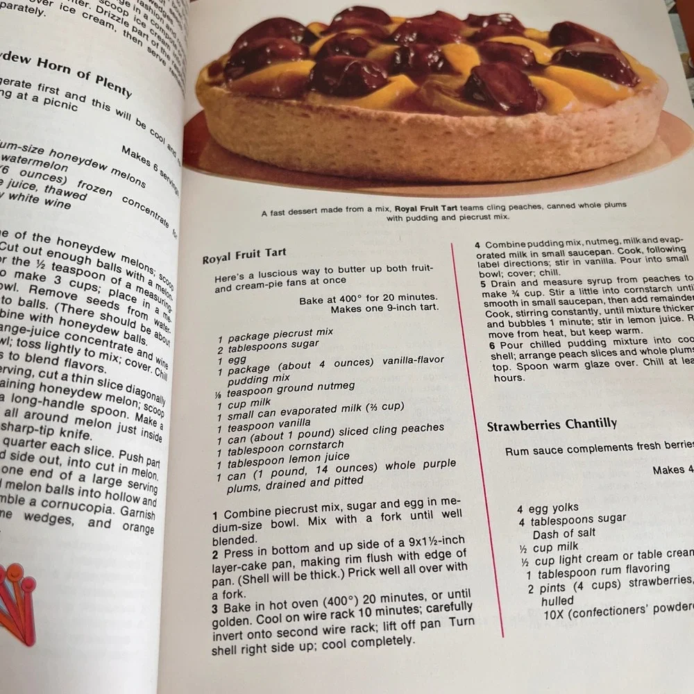 Family Circle Dessert Cookbook 1978 HC Library of Creative‎ Cooking Vintage